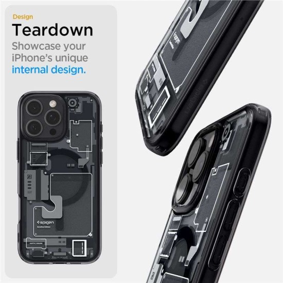 Husa Spigen Ultra Hybrid compatibila cu iPhone 16 Pro Max Zero One (iPhone 16 Pro Max, ACS08004) by www.silkase.ro