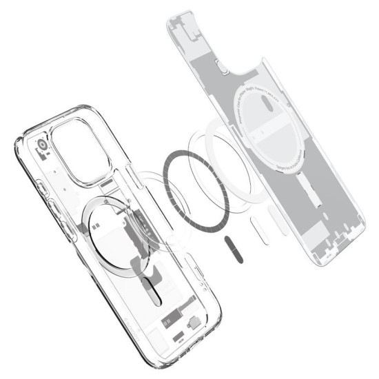 Husa Spigen Ultra Hybrid MagSafe compatibila cu iPhone 16 Pro Max Zero One White (Spigen, iPhone 16 Pro Max) by www.silkase.ro Husa Spigen Ultra Hybrid MagSafe compatibila cu iPhone 16 Pro Max Zero One White (iPhone 16 Pro Max, ACS08005) by www.silkase.ro