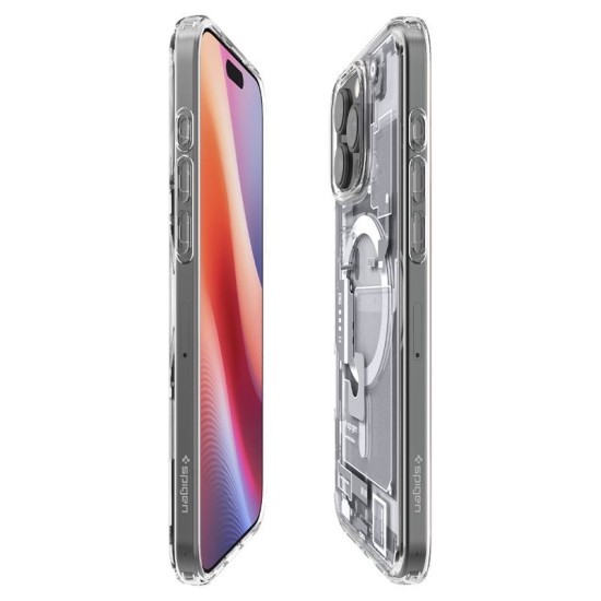 Husa Spigen Ultra Hybrid MagSafe compatibila cu iPhone 16 Pro Max Zero One White (Spigen, iPhone 16 Pro Max) by www.silkase.ro Husa Spigen Ultra Hybrid MagSafe compatibila cu iPhone 16 Pro Max Zero One White (iPhone 16 Pro Max, ACS08005) by www.silkase.ro