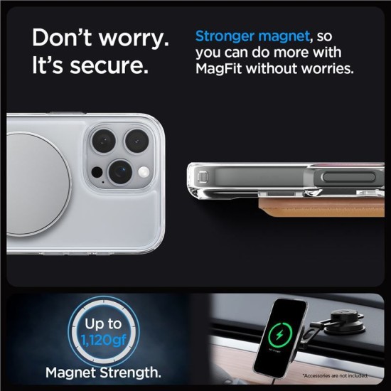 Husa Spigen Ultra Hybrid S MagSafe compatibila cu iPhone 16 Pro Max Crystal Clear (Spigen, iPhone 16 Pro Max) by www.silkase.ro Husa Spigen Ultra Hybrid S MagSafe compatibila cu iPhone 16 Pro Max Crystal Clear (iPhone 16 Pro Max, ACS08009) by www.silkase.ro