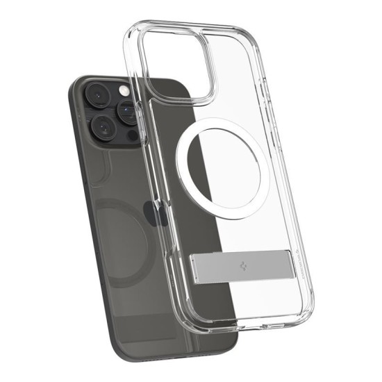 Husa Spigen Ultra Hybrid S MagSafe compatibila cu iPhone 16 Pro Max Crystal Clear (Spigen, iPhone 16 Pro Max) by www.silkase.ro Husa Spigen Ultra Hybrid S MagSafe compatibila cu iPhone 16 Pro Max Crystal Clear (iPhone 16 Pro Max, ACS08009) by www.silkase.ro