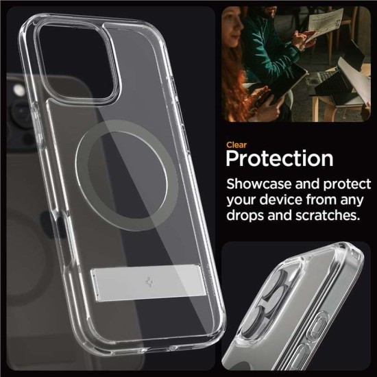 Husa Spigen Ultra Hybrid S MagSafe compatibila cu iPhone 16 Pro Max Graphite (Spigen, iPhone 16 Pro Max) by www.silkase.ro Husa Spigen Ultra Hybrid S MagSafe compatibila cu iPhone 16 Pro Max Graphite (iPhone 16 Pro Max, ACS08010) by www.silkase.ro