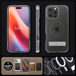 Husa Spigen Ultra Hybrid S MagSafe compatibila cu iPhone 16 Pro Max Graphite Husa Spigen Ultra Hybrid S MagSafe compatibila cu iPhone 16 Pro Max Graphite