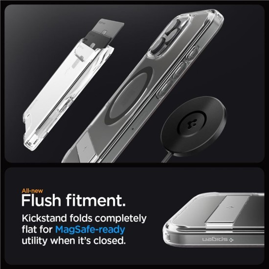 Husa Spigen Ultra Hybrid S MagSafe compatibila cu iPhone 16 Pro Max Graphite (Spigen, iPhone 16 Pro Max) by www.silkase.ro Husa Spigen Ultra Hybrid S MagSafe compatibila cu iPhone 16 Pro Max Graphite (iPhone 16 Pro Max, ACS08010) by www.silkase.ro