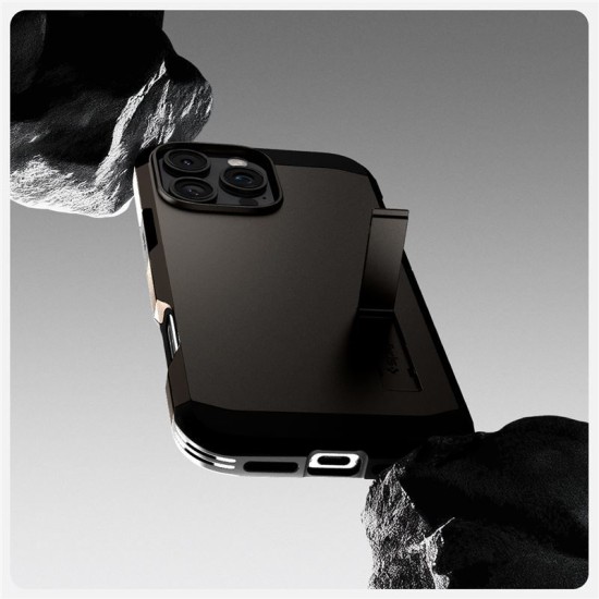 Husa Spigen Tough Armor MagSafe compatibila cu iPhone 16 Pro Max Gunmetal (iPhone 16 Pro Max, ACS08012) by www.silkase.ro