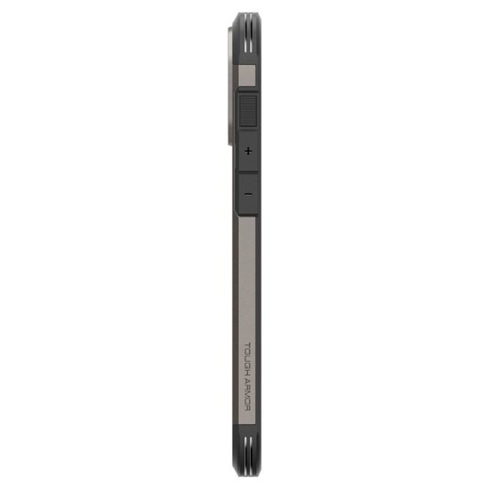 Husa Spigen Tough Armor MagSafe compatibila cu iPhone 16 Pro Max Gunmetal (iPhone 16 Pro Max, ACS08012) by www.silkase.ro