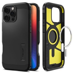 Husa Spigen Tough Armor MagSafe compatibila cu iPhone 16 Pro Max Black