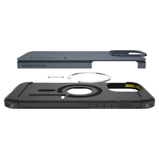 Husa Spigen Tough Armor MagSafe compatibila cu iPhone 16 Pro Max Metal Slate (Spigen, iPhone 16 Pro Max) by www.silkase.ro Husa Spigen Tough Armor MagSafe compatibila cu iPhone 16 Pro Max Metal Slate (iPhone 16 Pro Max, ACS08014) by www.silkase.ro