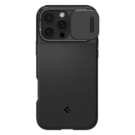 Husa Spigen Optik Armor MagSafe compatibila cu iPhone 16 Pro Max Black (Spigen, iPhone 16 Pro Max) by www.silkase.ro Husa Spigen Optik Armor MagSafe compatibila cu iPhone 16 Pro Max Black (iPhone 16 Pro Max, ACS08015) by www.silkase.ro