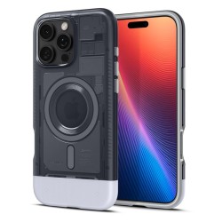Husa Spigen Classic C1 MagSafe compatibila cu iPhone 16 Pro Max Graphite
