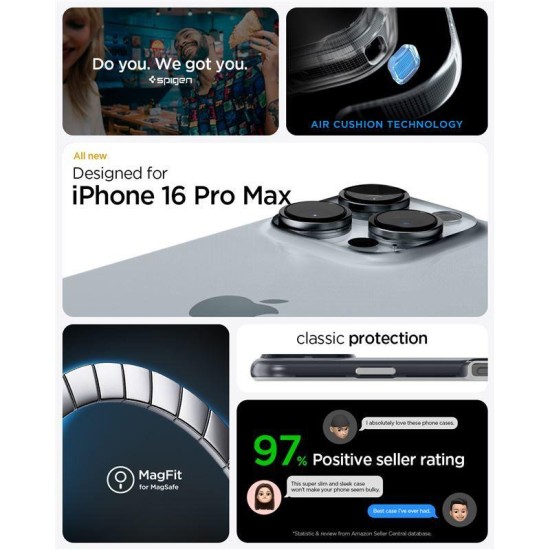 Husa Spigen Classic C1 MagSafe compatibila cu iPhone 16 Pro Max Graphite (Spigen, iPhone 16 Pro Max) by www.silkase.ro Husa Spigen Classic C1 MagSafe compatibila cu iPhone 16 Pro Max Graphite (iPhone 16 Pro Max, ACS08018) by www.silkase.ro