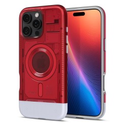 Husa Spigen Classic C1 Mag pentru iPhone 16 Pro Max, rosu