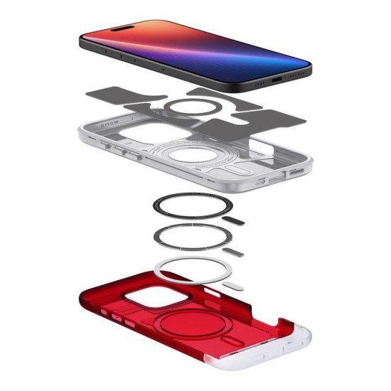 Husa Spigen Classic C1 Mag pentru iPhone 16 Pro Max, rosu (Spigen, iPhone 16 Pro Max) by www.silkase.ro Husa Spigen Classic C1 Mag pentru iPhone 16 Pro Max, rosu (iPhone 16 Pro Max, ACS08020) by www.silkase.ro