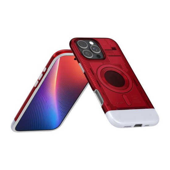 Husa Spigen Classic C1 Mag pentru iPhone 16 Pro Max, rosu (Spigen, iPhone 16 Pro Max) by www.silkase.ro Husa Spigen Classic C1 Mag pentru iPhone 16 Pro Max, rosu (iPhone 16 Pro Max, ACS08020) by www.silkase.ro
