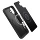 Husa slim Spigen Thin Fit MagSafe compatibila cu iPhone 16 Plus Black (iPhone 16 Plus, ACS08060) by www.silkase.ro