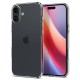 Husa Spigen Liquid Crystal compatibila cu iPhone 16 Plus Crystal Clear (iPhone 16 Plus, ACS08064) by www.silkase.ro