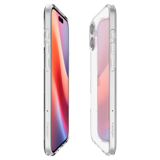 Husa Spigen Liquid Crystal compatibila cu iPhone 16 Plus Crystal Clear (iPhone 16 Plus, ACS08064) by www.silkase.ro
