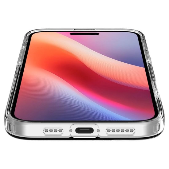 Husa Spigen Liquid Crystal compatibila cu iPhone 16 Plus Crystal Clear (iPhone 16 Plus, ACS08064) by www.silkase.ro