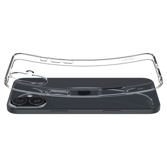 Husa Spigen Liquid Crystal compatibila cu iPhone 16 Plus Crystal Clear (iPhone 16 Plus, ACS08064) by www.silkase.ro