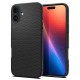 Husa Spigen Liquid Air compatibila cu iPhone 16 Plus Matte Black (iPhone 16 Plus, ACS08066) by www.silkase.ro