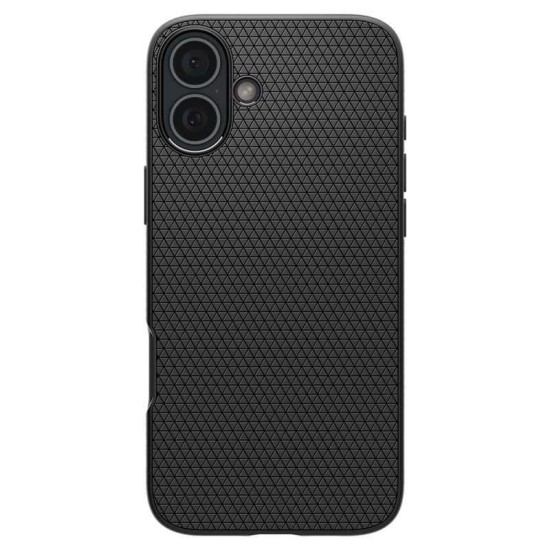 Husa Spigen Liquid Air compatibila cu iPhone 16 Plus Matte Black (iPhone 16 Plus, ACS08066) by www.silkase.ro