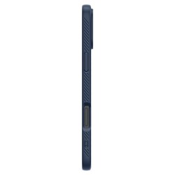 Husa Spigen Liquid Air pentru iPhone 16 Plus, albastru inchis Husa Spigen Liquid Air pentru iPhone 16 Plus, albastru inchis