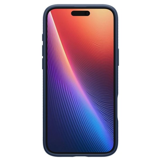 Husa Spigen Liquid Air pentru iPhone 16 Plus, albastru inchis (iPhone 16 Plus, ACS08067) by www.silkase.ro