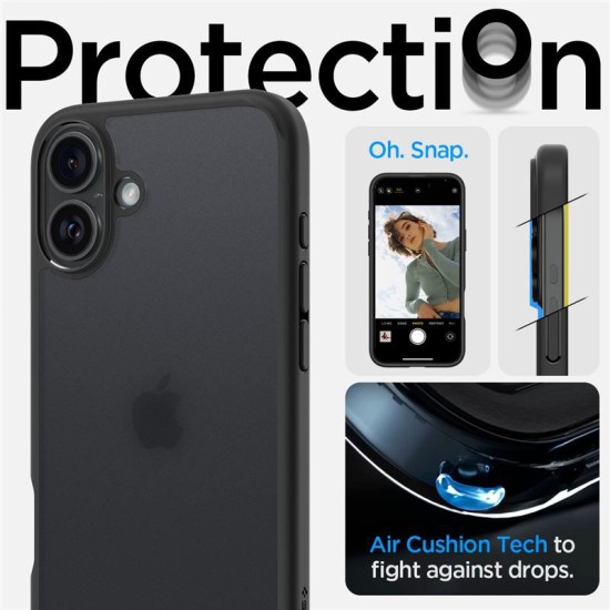 Husa Spigen Ultra Hybrid compatibila cu iPhone 16 Plus Frost Black (Spigen, iPhone 16 Plus) by www.silkase.ro Husa Spigen Ultra Hybrid compatibila cu iPhone 16 Plus Frost Black (iPhone 16 Plus, ACS08071) by www.silkase.ro