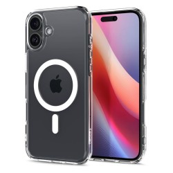 Husa Spigen Ultra Hybrid MagSafe compatibila cu iPhone 16 Plus White