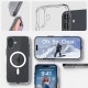 Husa Spigen Ultra Hybrid MagSafe compatibila cu iPhone 16 Plus White (iPhone 16 Plus, ACS08075) by www.silkase.ro