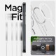 Husa Spigen Ultra Hybrid MagSafe compatibila cu iPhone 16 Plus White (iPhone 16 Plus, ACS08075) by www.silkase.ro