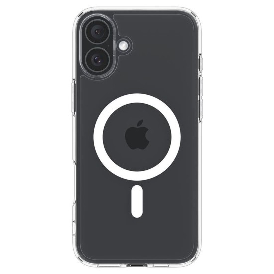 Husa Spigen Ultra Hybrid MagSafe compatibila cu iPhone 16 Plus White (iPhone 16 Plus, ACS08075) by www.silkase.ro