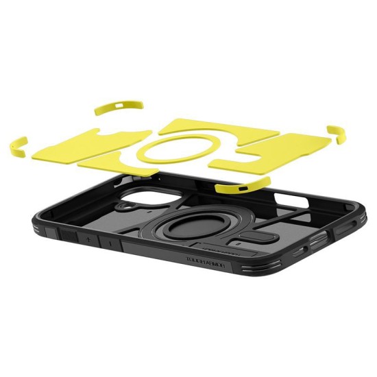 Husa Spigen Tough Armor MagSafe compatibila cu iPhone 16 Plus Black (Spigen, iPhone 16 Plus) by www.silkase.ro Husa Spigen Tough Armor MagSafe compatibila cu iPhone 16 Plus Black (iPhone 16 Plus, ACS08085) by www.silkase.ro