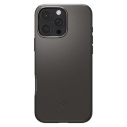 Husa slim Spigen Thin Fit MagSafe compatibila cu iPhone 16 Pro Gunmetal