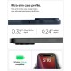 Husa slim Spigen Thin Fit MagSafe compatibila cu iPhone 16 Pro Metal Slate (iPhone 15 Pro, ACS08108) by www.silkase.ro