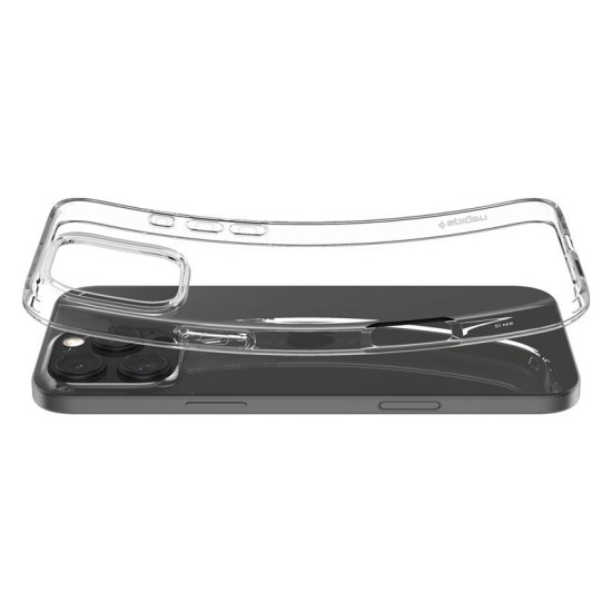 Husa Spigen Liquid Crystal pentru iPhone 16 Pro, transparenta (iPhone 15 Pro, ACS08112) by www.silkase.ro
