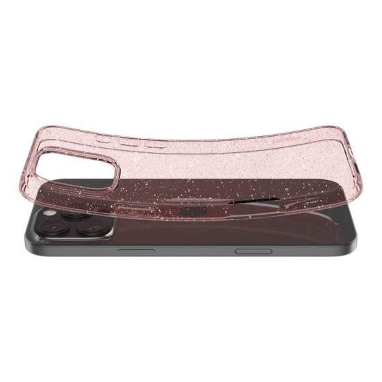 Husa Spigen Liquid Crystal Glitter pentru iPhone 16 Pro, roz cu sclipici (Spigen, iPhone 15 Pro) by www.silkase.ro Husa Spigen Liquid Crystal Glitter pentru iPhone 16 Pro, roz cu sclipici (iPhone 15 Pro, ACS08114) by www.silkase.ro