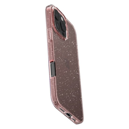 Husa Spigen Liquid Crystal Glitter pentru iPhone 16 Pro, roz cu sclipici (Spigen, iPhone 15 Pro) by www.silkase.ro Husa Spigen Liquid Crystal Glitter pentru iPhone 16 Pro, roz cu sclipici (iPhone 15 Pro, ACS08114) by www.silkase.ro