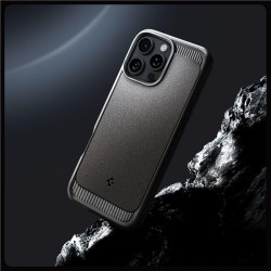 Husa Spigen Rugged Armor MagSafe compatibila cu iPhone 16 Pro Grey Husa Spigen Rugged Armor MagSafe compatibila cu iPhone 16 Pro Grey