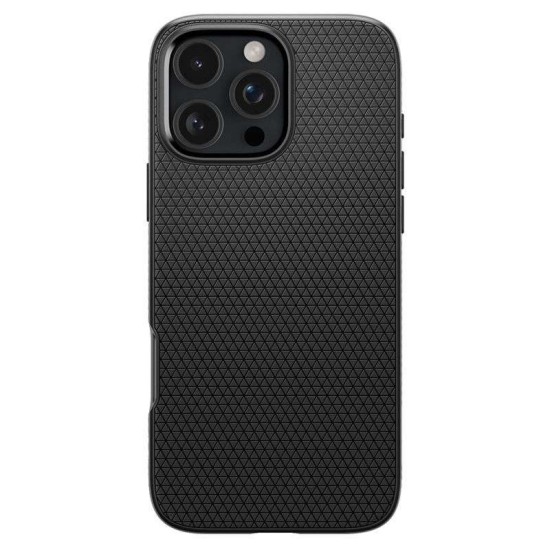 Husa Spigen Liquid Air compatibila cu iPhone 16 Pro Matte Black (Spigen, iPhone 15 Pro) by www.silkase.ro Husa Spigen Liquid Air compatibila cu iPhone 16 Pro Matte Black (iPhone 15 Pro, ACS08117) by www.silkase.ro