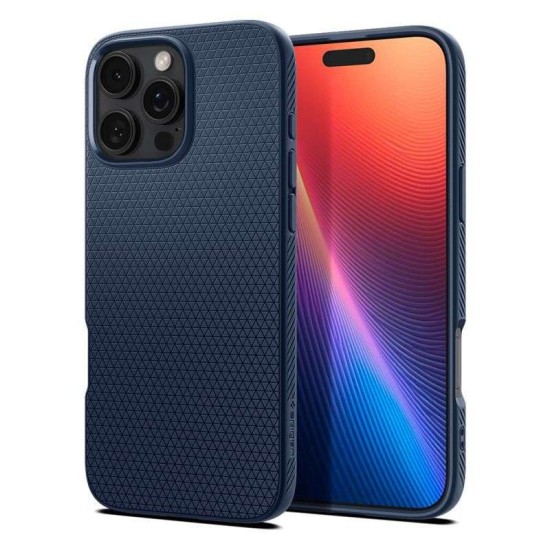 Husa pentru Apple iPhone 16 Pro Spigen liquid air navy blue (Spigen, iPhone 15 Pro) by www.silkase.ro Husa pentru Apple iPhone 16 Pro Spigen liquid air navy blue (iPhone 15 Pro, ACS08118) by www.silkase.ro