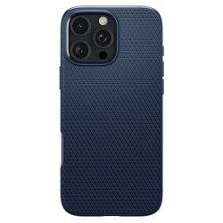 Husa pentru Apple iPhone 16 Pro Spigen liquid air navy blue Husa pentru Apple iPhone 16 Pro Spigen liquid air navy blue