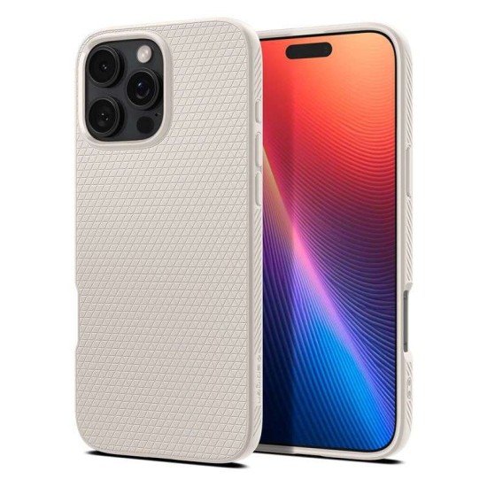 Husa Spigen Liquid Air pentru iPhone 16 Pro, bej (Spigen, iPhone 15 Pro) by www.silkase.ro Husa Spigen Liquid Air pentru iPhone 16 Pro, bej (iPhone 15 Pro, ACS08120) by www.silkase.ro