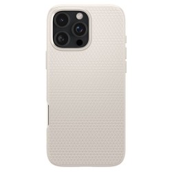 Husa Spigen Liquid Air pentru iPhone 16 Pro, bej Husa Spigen Liquid Air pentru iPhone 16 Pro, bej