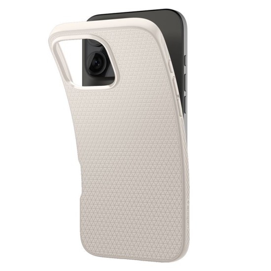 Husa Spigen Liquid Air pentru iPhone 16 Pro, bej (Spigen, iPhone 15 Pro) by www.silkase.ro Husa Spigen Liquid Air pentru iPhone 16 Pro, bej (iPhone 15 Pro, ACS08120) by www.silkase.ro