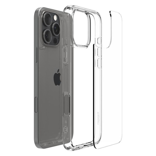 Husa Spigen Ultra Hybrid pentru iPhone 16 Pro, transparenta (iPhone 15 Pro, ACS08121) by www.silkase.ro