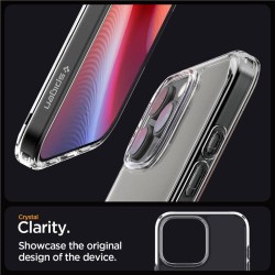 Husa Spigen Ultra Hybrid pentru iPhone 16 Pro, transparenta Husa Spigen Ultra Hybrid pentru iPhone 16 Pro, transparenta