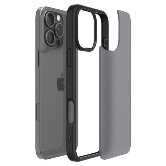 Husa Spigen Ultra Hybrid pentru iPhone 16 Pro, translucida-negru (Spigen, iPhone 15 Pro) by www.silkase.ro Husa Spigen Ultra Hybrid pentru iPhone 16 Pro, translucida-negru (iPhone 15 Pro, ACS08124) by www.silkase.ro