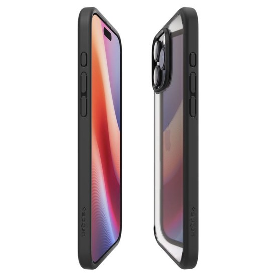 Husa Spigen Ultra Hybrid compatibila cu iPhone 16 Pro Matte Black (Spigen, iPhone 15 Pro) by www.silkase.ro Husa Spigen Ultra Hybrid compatibila cu iPhone 16 Pro Matte Black (iPhone 15 Pro, ACS08125) by www.silkase.ro