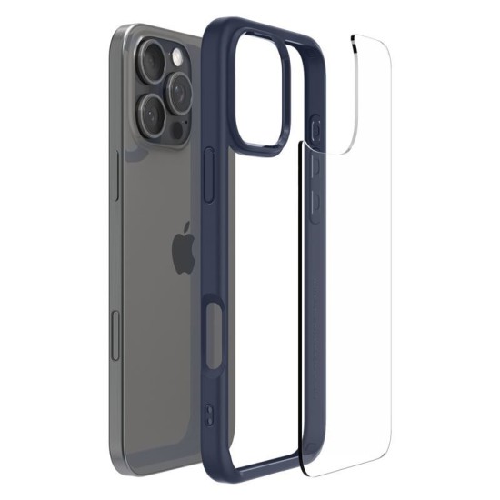 Husa Spigen Ultra Hybrid compatibila cu iPhone 16 Pro Navy Blue (Spigen, iPhone 15 Pro) by www.silkase.ro Husa Spigen Ultra Hybrid compatibila cu iPhone 16 Pro Navy Blue (iPhone 15 Pro, ACS08126) by www.silkase.ro